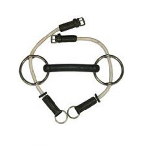 Rubber Gag Bit with Rope Runners