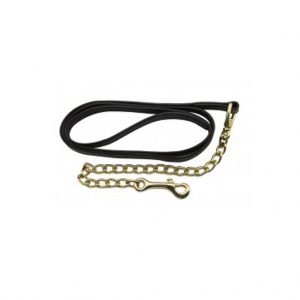 Leather Lead with Chain