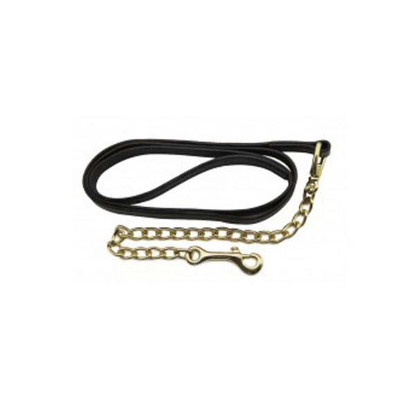 Leather Lead with Chain