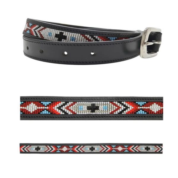 Leather Belt, African Style