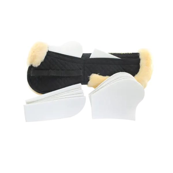 Sheepskin Backpad with Pockets and Felt Inserts, Bartl