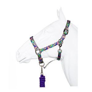 Halter, Floral Print with Lead