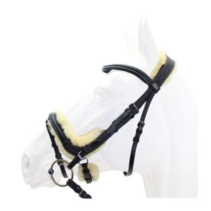 Capriole Bridle Ivy Fur Lined