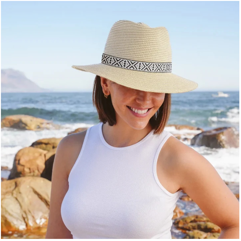 360FIVE Rocky Shore Fedora Sun hat