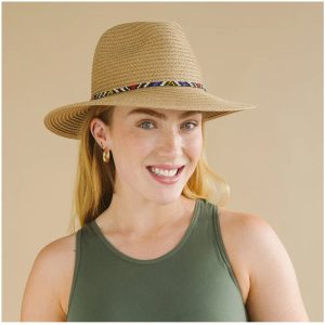 Mzansi Shanga Bead Fedora Sun Hat