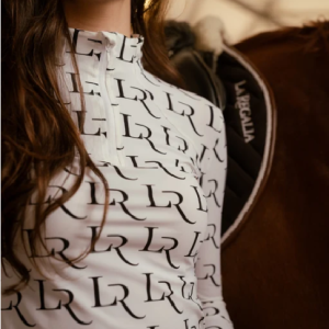 La Regalia Malena Baselayer - Black Monogram